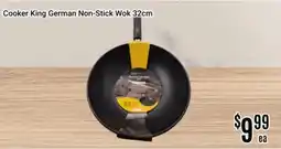 Nations Fresh Foods Cooker King German Non-Stick Wok 32cm offer