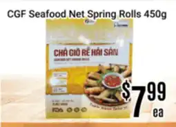 Nations Fresh Foods CGF Seafood Net Spring Rolls offer