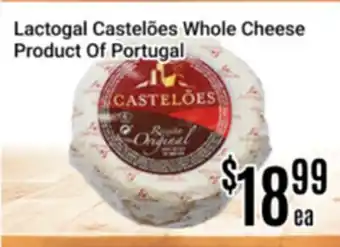 Nations Fresh Foods Lactogal Castelões Whole Cheese Product Of Portugal offer