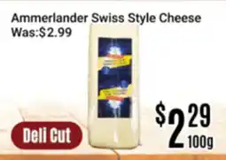 Nations Fresh Foods Ammerlander Swiss Style Cheese offer