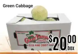 Nations Fresh Foods Green Cabbage offer