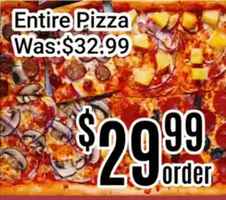 Nations Fresh Foods Entire Pizza offer