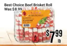Nations Fresh Foods Best Choice Beef Brisket Roll offer