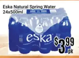 Nations Fresh Foods Eska Natural Spring Water offer