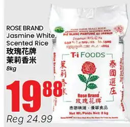 Terra Foodmart ROSE BRAND Jasmine White Scented Rice offer