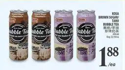 Al Premium Food Mart KOSA BROWN SUGAR/TARO BUBBLE TEA offer