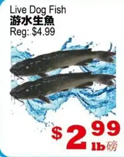 Yuan Ming Supermarket Live Dog Fish offer