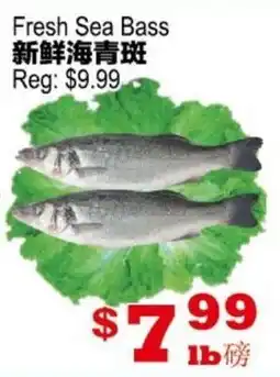 Yuan Ming Supermarket Fresh Sea Bass offer