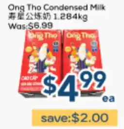 Oceans Fresh Food Market Ong Tho Condensed Milk offer