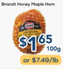 Oceans Fresh Food Market Brandt Honey Maple Ham offer