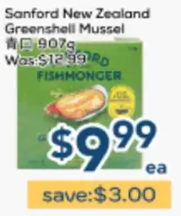 Oceans Fresh Food Market Sanford New Zealand Greenshell Mussel offer