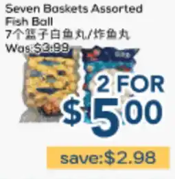 Oceans Fresh Food Market Seven Baskets Assorted Fish Ball offer
