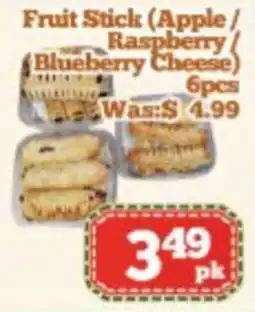 Nations Fresh Foods Fruit Stick Apple Raspberry Blueberry Cheese offer