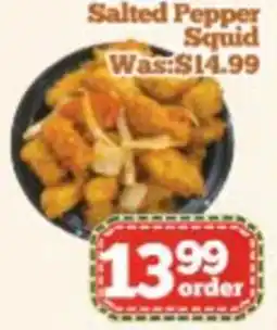 Nations Fresh Foods Salted Pepper Squid offer