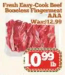Nations Fresh Foods Fresh Easy-Cook Beef Boneless Fingermeat AAA offer
