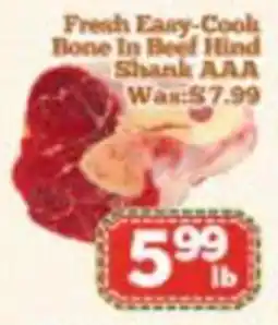 Nations Fresh Foods Fresh Easy-Cook Bone In Beef Hind Shank AAA offer