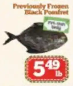 Nations Fresh Foods Previously Frozen Black Pomfret offer