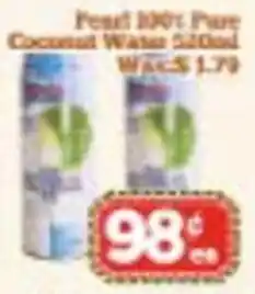 Nations Fresh Foods Pearl 100% Pure Coconut Water offer