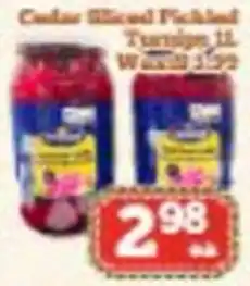Nations Fresh Foods Cedar Sliced Pickled Turnips offer