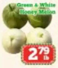 Nations Fresh Foods Green & White Honey Melon offer