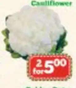 Nations Fresh Foods Cauliflower offer