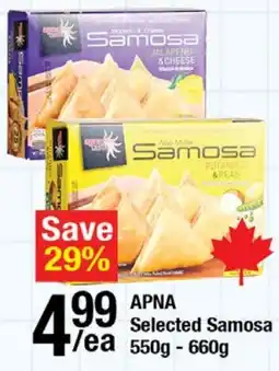 Arz Fine Foods Apna selected samosa offer
