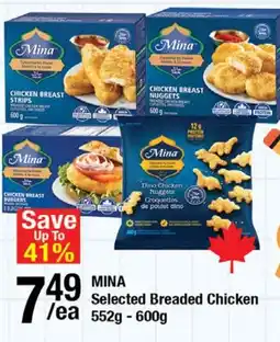 Arz Fine Foods Mina Selected Breaded Chicken offer