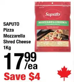 Arz Fine Foods Saputo Pizza Mozzarella Shred Cheese offer