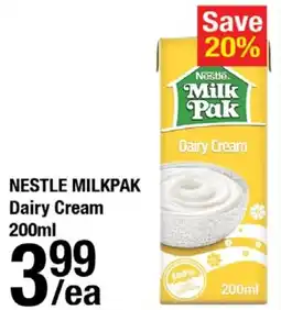Arz Fine Foods Nestle milkpak dairy cream offer