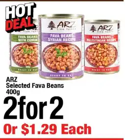 Arz Fine Foods Arz selected fava beans offer