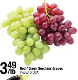 Arz Fine Foods Red / Green Seedless Grapes offer
