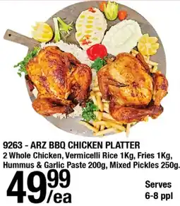 Arz Fine Foods ARZ BBQ CHICKEN PLATTER offer