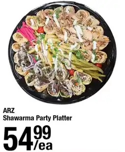 Arz Fine Foods ARZ shawarma party platter offer