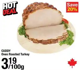 Arz Fine Foods Cuddy oven roasted turkey offer