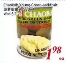 Tone Tai Supermarket Chaokoh Young-Green Jackfruit offer