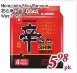 Tone Tai Supermarket Nongshim Shin Ramyun offer