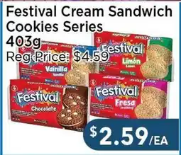 Blue Sky Supermarket Festival Cream Sandwich Cookies Series offer
