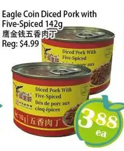 Food Depot Supermarket Eagle Coin Diced Pork with Five-Spiced offer
