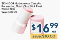 Oceans Fresh Food Market SKIN1004 Madagascar Centella Poreminzing Quick Clay Stick Mask offer