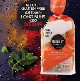 Fiesta Farms QUEEN ST. GLUTEN FREE ARTISAN LONG BUNS offer