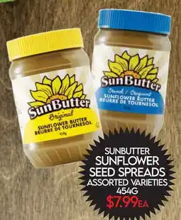 Fiesta Farms SUNBUTTER SUNFLOWER SEED SPREADS offer