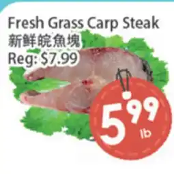 Fresh Palace Supermarket Fresh Grass Carp Steak offer