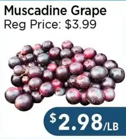 Blue Sky Supermarket Muscadine Grape offer