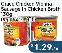 Blue Sky Supermarket Grace chicken vienna sausages in chicken broth offer