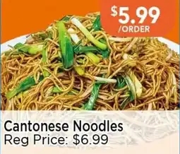 Blue Sky Supermarket Cantonese Noodles offer