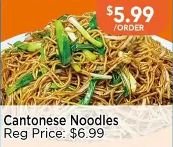 Blue Sky Supermarket Cantonese Noodles offer