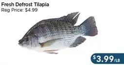 Blue Sky Supermarket Fresh Defrost Tilapia offer