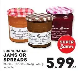 Fresh St Market Bonne Maman jams or spreads offer