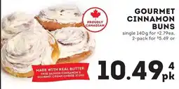 Fresh St Market Gourmet cinnamon buns offer