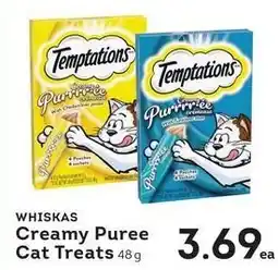 Fresh St Market Whiskas Creamy Puree Cat Treats offer
